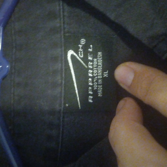 Mens XL Mainstreet menace sleeveless button up a4 - Picture 5 of 5